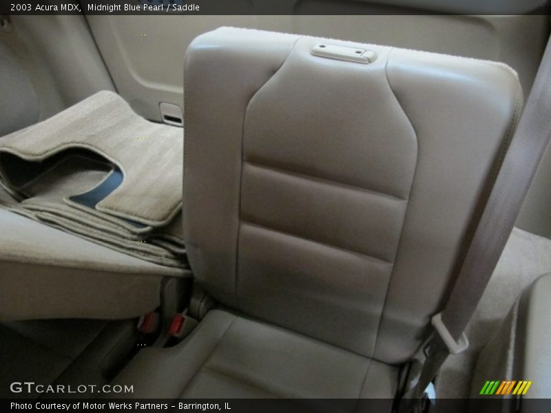 Midnight Blue Pearl / Saddle 2003 Acura MDX