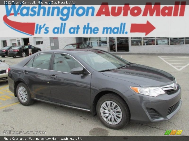 Magnetic Gray Metallic / Ash 2012 Toyota Camry LE