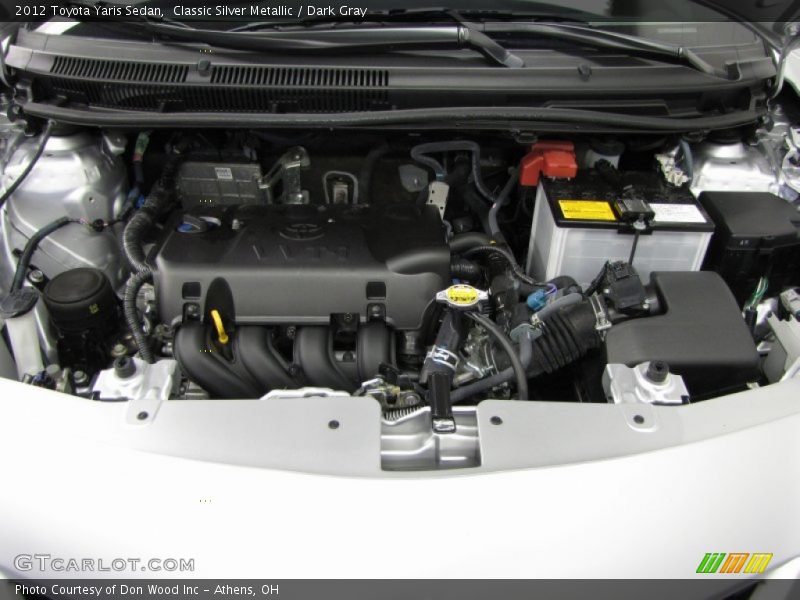 Classic Silver Metallic / Dark Gray 2012 Toyota Yaris Sedan