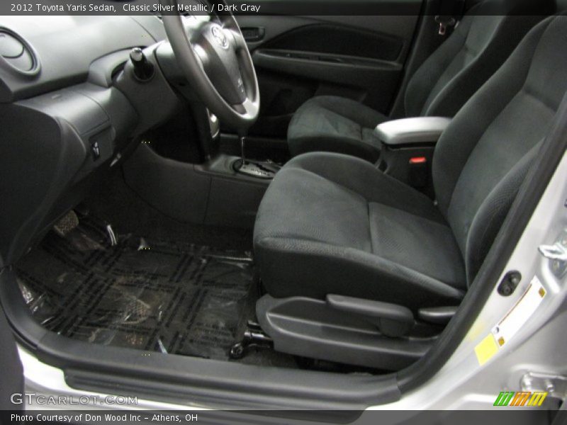 Classic Silver Metallic / Dark Gray 2012 Toyota Yaris Sedan