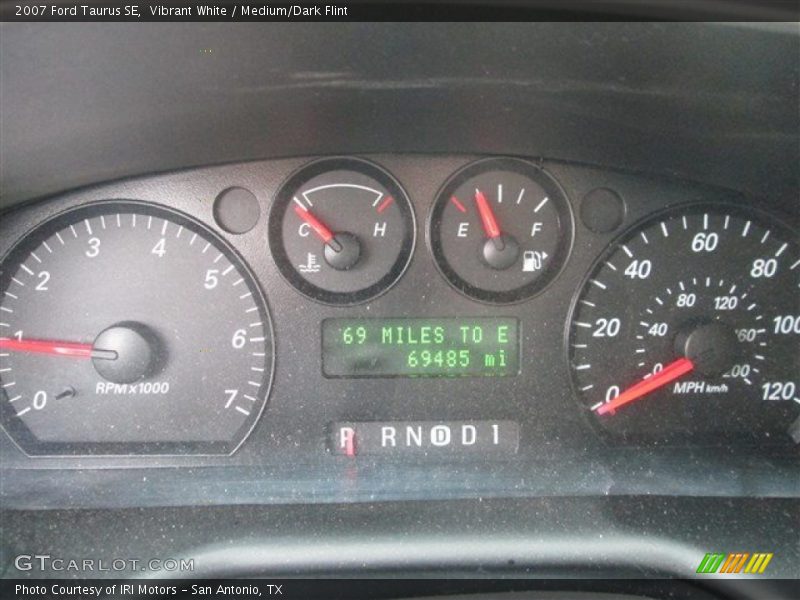  2007 Taurus SE SE Gauges
