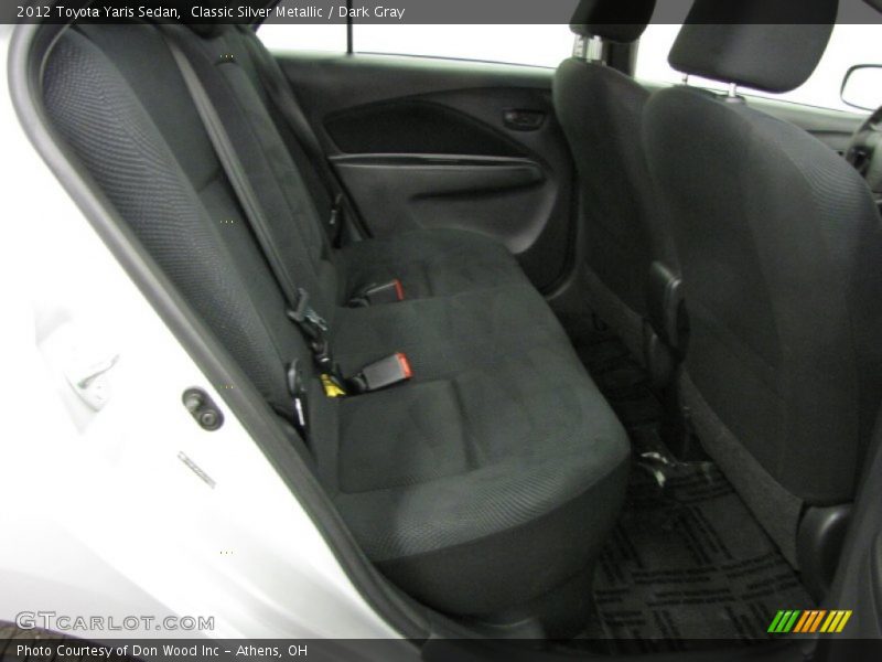 Classic Silver Metallic / Dark Gray 2012 Toyota Yaris Sedan