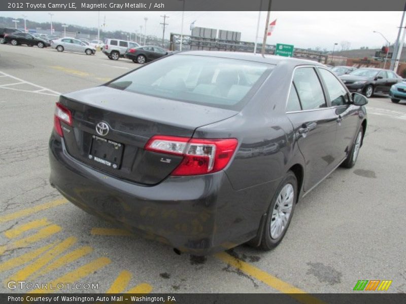 Magnetic Gray Metallic / Ash 2012 Toyota Camry LE