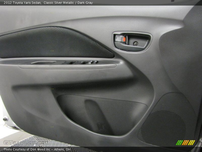 Classic Silver Metallic / Dark Gray 2012 Toyota Yaris Sedan