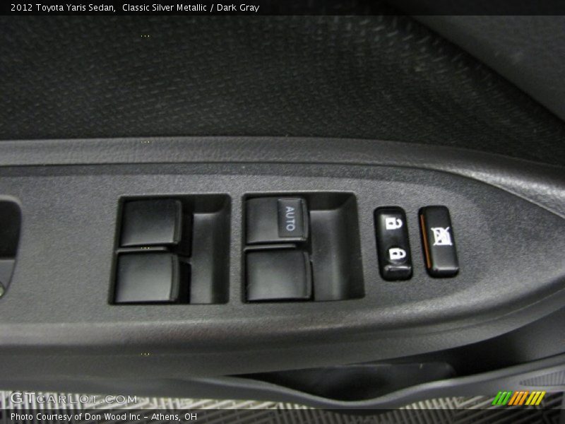 Classic Silver Metallic / Dark Gray 2012 Toyota Yaris Sedan