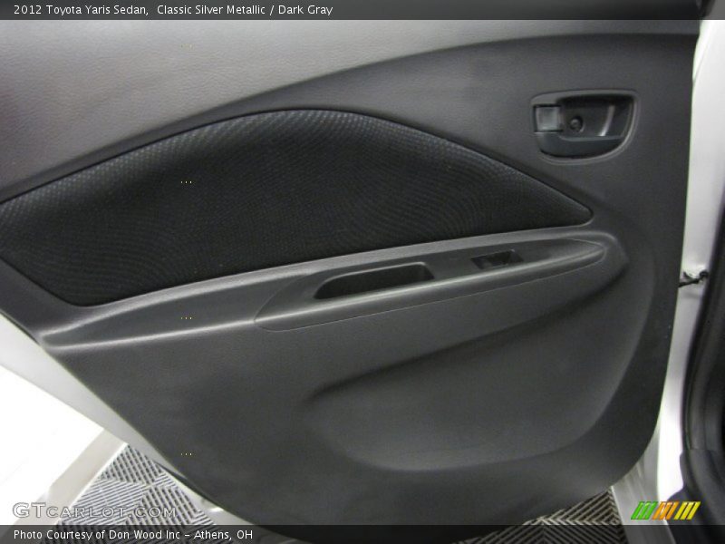 Classic Silver Metallic / Dark Gray 2012 Toyota Yaris Sedan