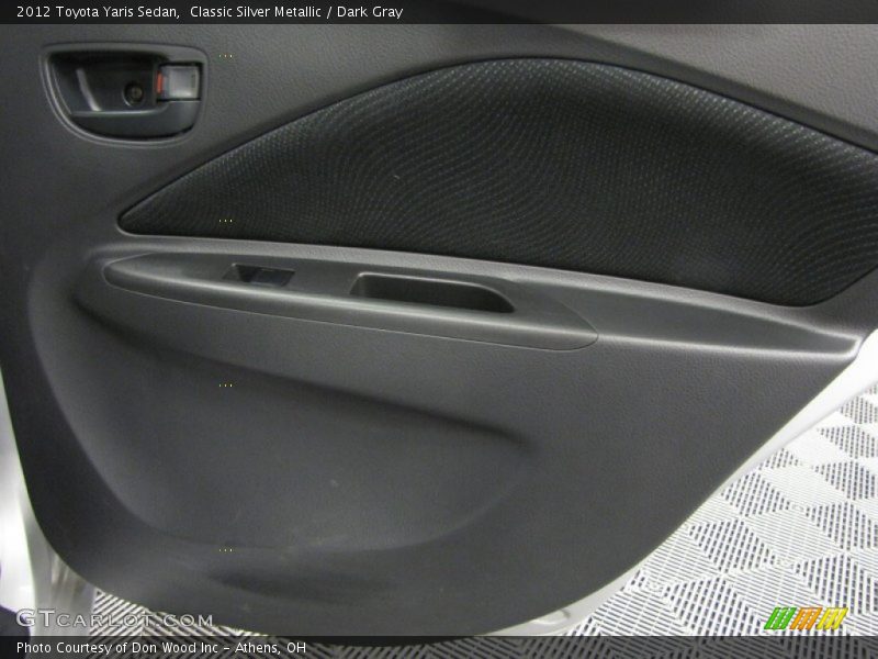 Classic Silver Metallic / Dark Gray 2012 Toyota Yaris Sedan