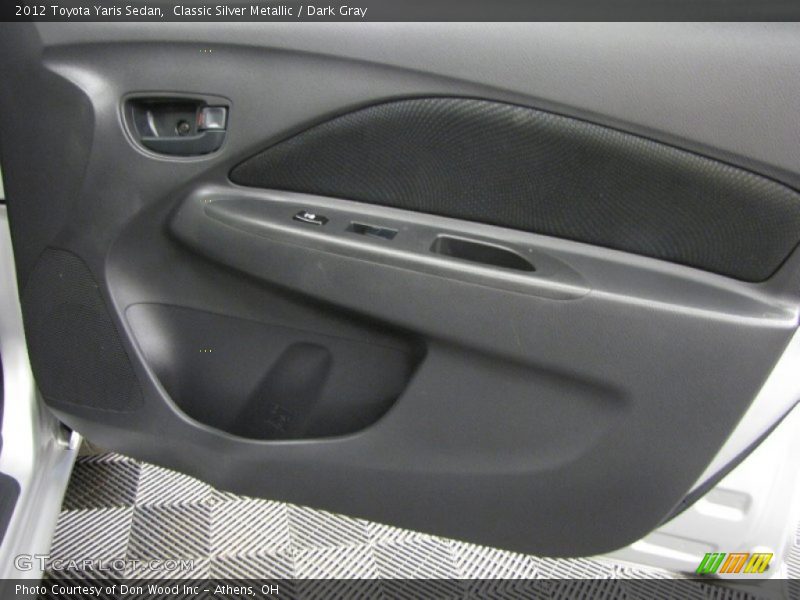 Classic Silver Metallic / Dark Gray 2012 Toyota Yaris Sedan