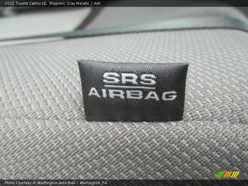 Magnetic Gray Metallic / Ash 2012 Toyota Camry LE