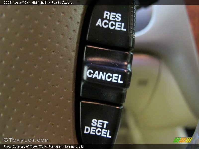 Midnight Blue Pearl / Saddle 2003 Acura MDX