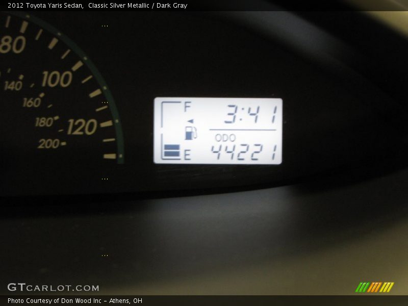 Classic Silver Metallic / Dark Gray 2012 Toyota Yaris Sedan