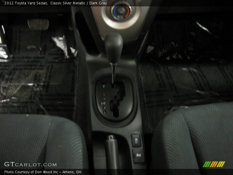 Classic Silver Metallic / Dark Gray 2012 Toyota Yaris Sedan