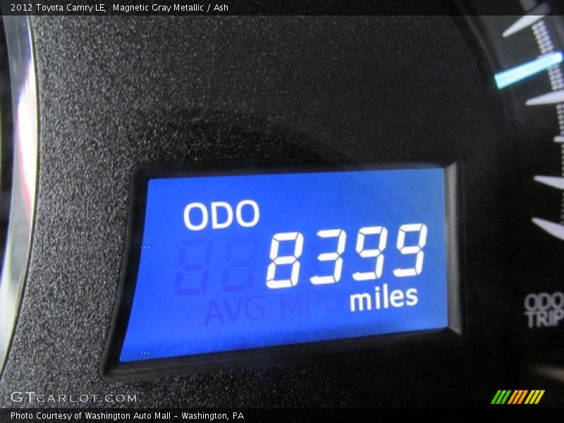 Magnetic Gray Metallic / Ash 2012 Toyota Camry LE