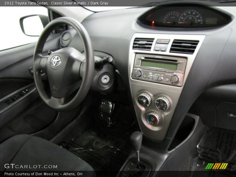 Classic Silver Metallic / Dark Gray 2012 Toyota Yaris Sedan