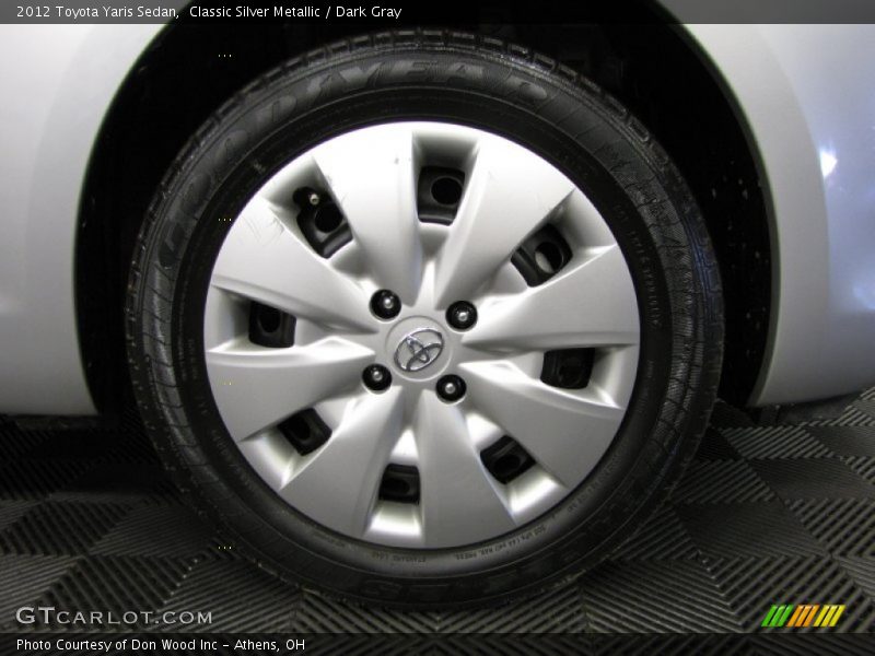 Classic Silver Metallic / Dark Gray 2012 Toyota Yaris Sedan