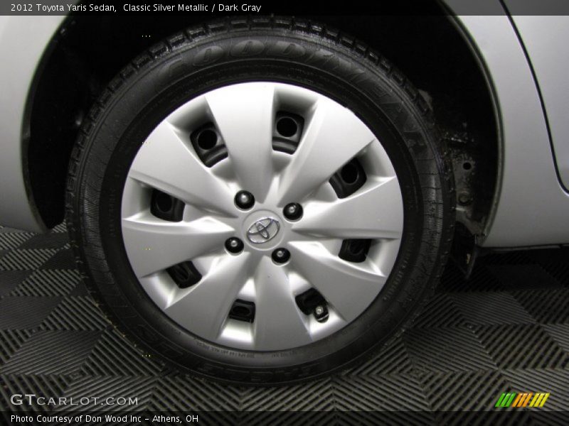 Classic Silver Metallic / Dark Gray 2012 Toyota Yaris Sedan