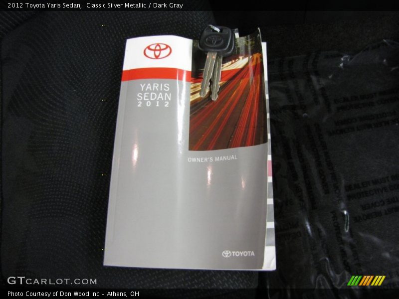 Classic Silver Metallic / Dark Gray 2012 Toyota Yaris Sedan