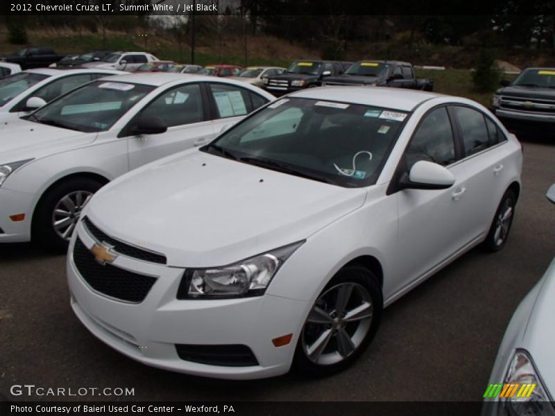 Summit White / Jet Black 2012 Chevrolet Cruze LT