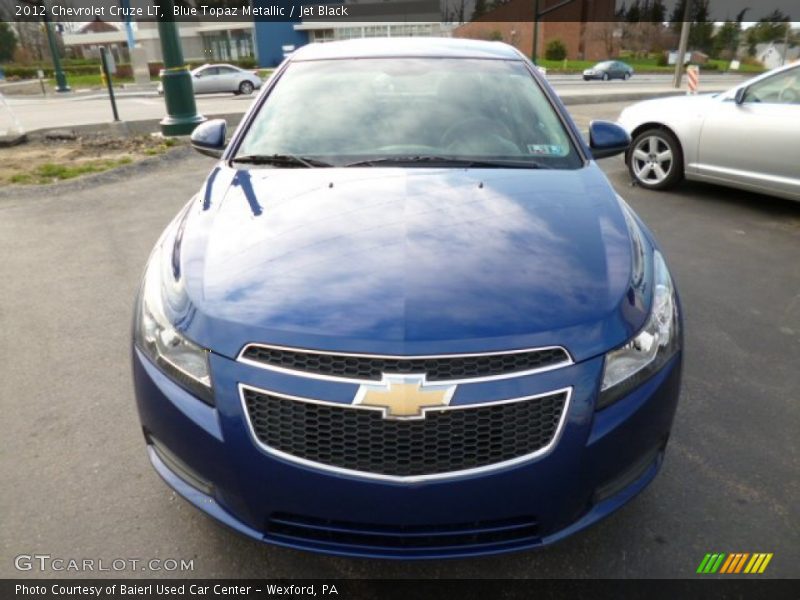 Blue Topaz Metallic / Jet Black 2012 Chevrolet Cruze LT