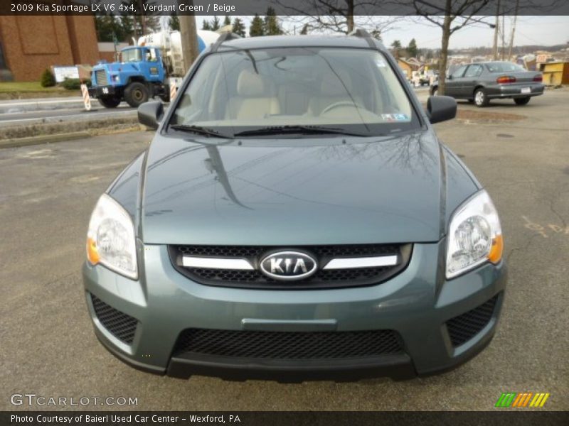 Verdant Green / Beige 2009 Kia Sportage LX V6 4x4