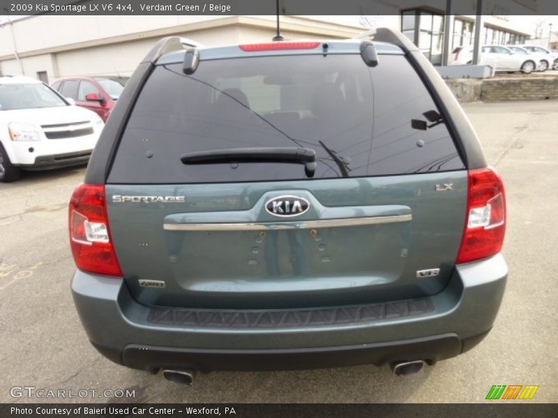 Verdant Green / Beige 2009 Kia Sportage LX V6 4x4