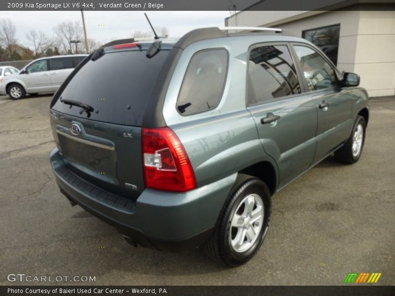 Verdant Green / Beige 2009 Kia Sportage LX V6 4x4