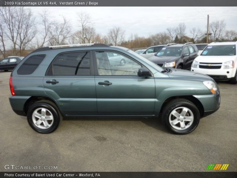 Verdant Green / Beige 2009 Kia Sportage LX V6 4x4