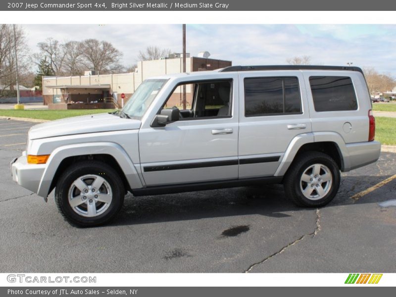 Bright Silver Metallic / Medium Slate Gray 2007 Jeep Commander Sport 4x4