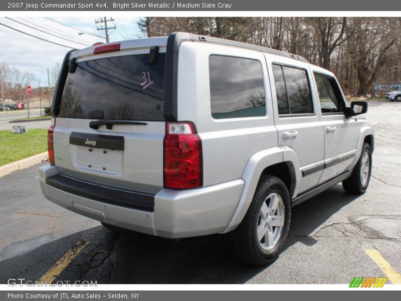 Bright Silver Metallic / Medium Slate Gray 2007 Jeep Commander Sport 4x4