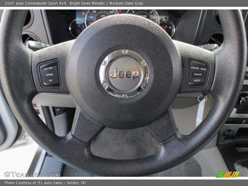 Bright Silver Metallic / Medium Slate Gray 2007 Jeep Commander Sport 4x4