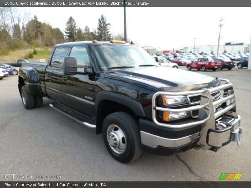 Black / Medium Gray 2006 Chevrolet Silverado 3500 LT Crew Cab 4x4 Dually