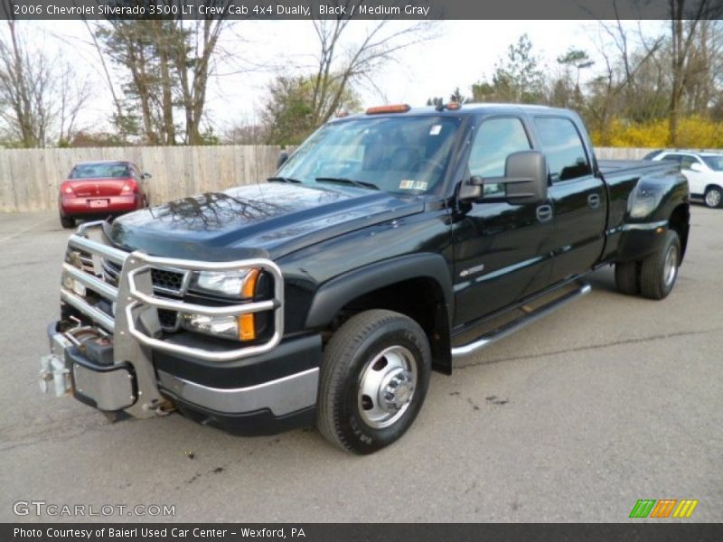 Black / Medium Gray 2006 Chevrolet Silverado 3500 LT Crew Cab 4x4 Dually