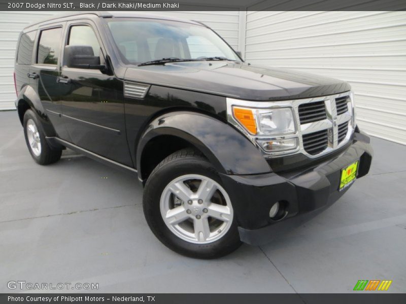Black / Dark Khaki/Medium Khaki 2007 Dodge Nitro SLT