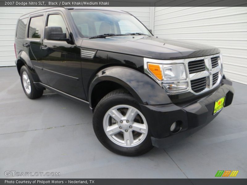 Black / Dark Khaki/Medium Khaki 2007 Dodge Nitro SLT