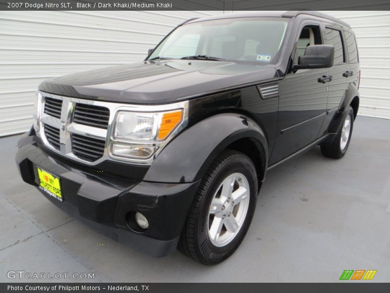 Black / Dark Khaki/Medium Khaki 2007 Dodge Nitro SLT