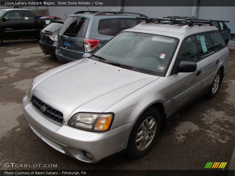 Silver Stone Metallic / Gray 2004 Subaru Outback Wagon