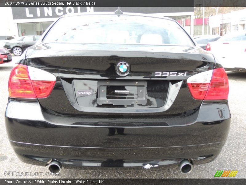 Jet Black / Beige 2007 BMW 3 Series 335xi Sedan