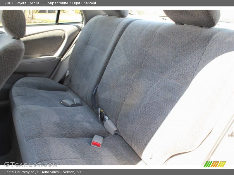 Super White / Light Charcoal 2001 Toyota Corolla CE