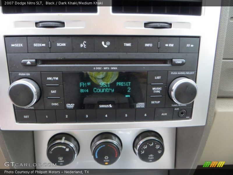 Black / Dark Khaki/Medium Khaki 2007 Dodge Nitro SLT