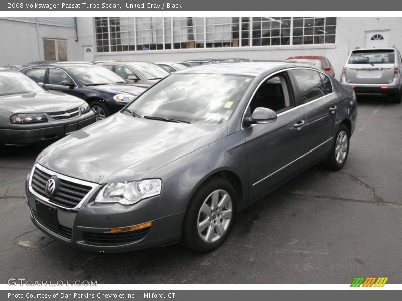 United Gray / Black 2008 Volkswagen Passat Turbo Sedan