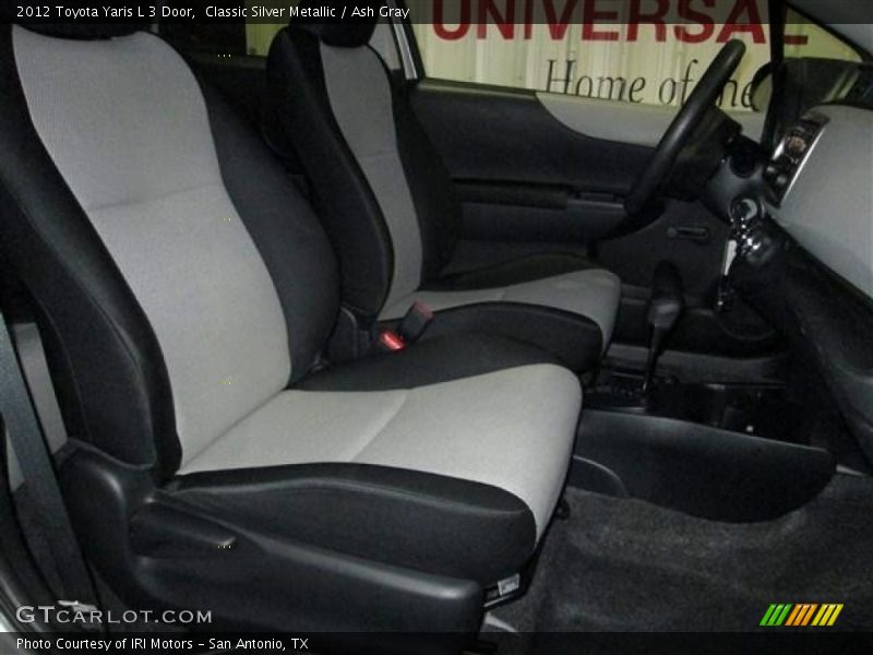 Classic Silver Metallic / Ash Gray 2012 Toyota Yaris L 3 Door