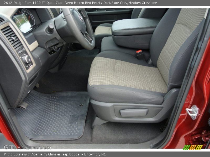 Deep Molten Red Pearl / Dark Slate Gray/Medium Graystone 2012 Dodge Ram 1500 ST Quad Cab