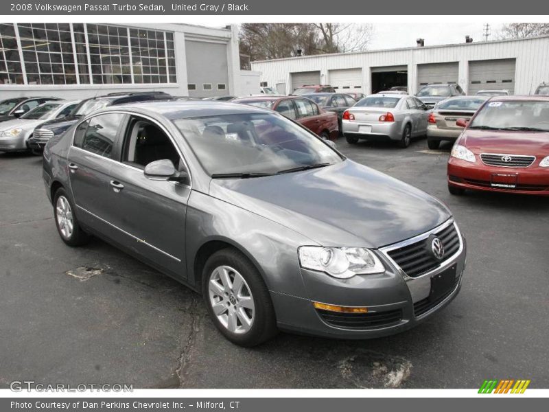 United Gray / Black 2008 Volkswagen Passat Turbo Sedan