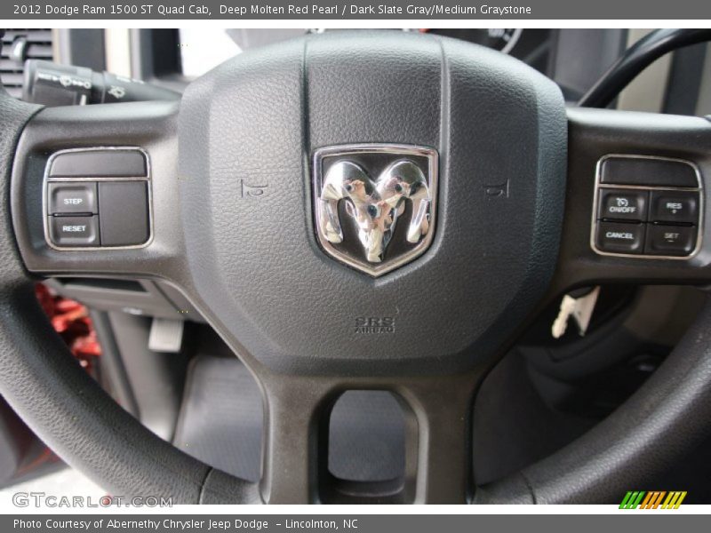 Deep Molten Red Pearl / Dark Slate Gray/Medium Graystone 2012 Dodge Ram 1500 ST Quad Cab
