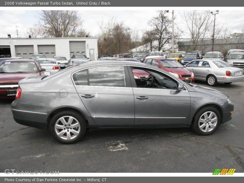 United Gray / Black 2008 Volkswagen Passat Turbo Sedan