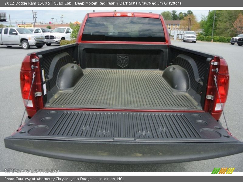 Deep Molten Red Pearl / Dark Slate Gray/Medium Graystone 2012 Dodge Ram 1500 ST Quad Cab