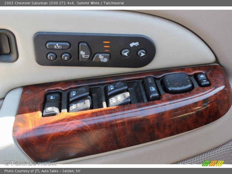 Summit White / Tan/Neutral 2003 Chevrolet Suburban 1500 Z71 4x4