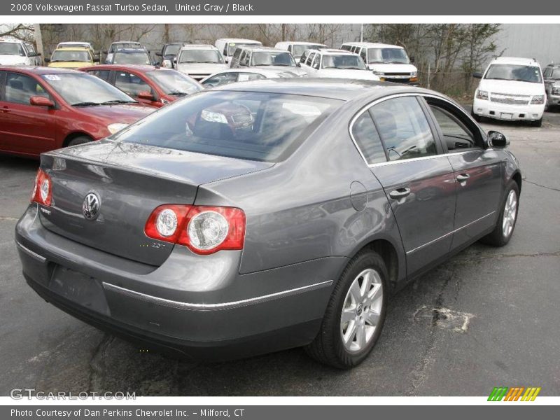 United Gray / Black 2008 Volkswagen Passat Turbo Sedan