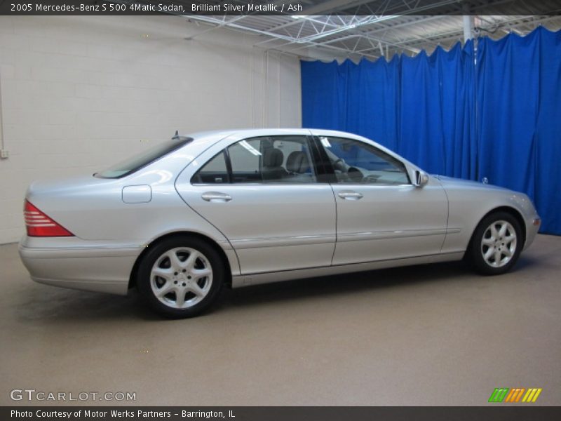 Brilliant Silver Metallic / Ash 2005 Mercedes-Benz S 500 4Matic Sedan