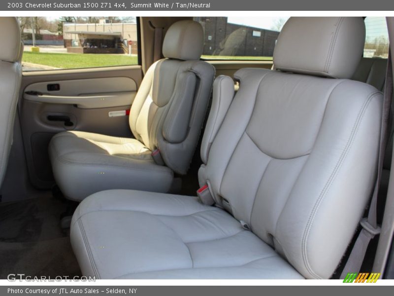 Summit White / Tan/Neutral 2003 Chevrolet Suburban 1500 Z71 4x4